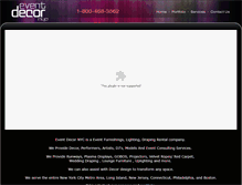 Tablet Screenshot of eventdecornyc.com
